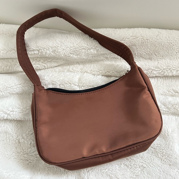 Brown Fabric Material Shoulder Bag Purse 🤎 - Picture 2 of 3
